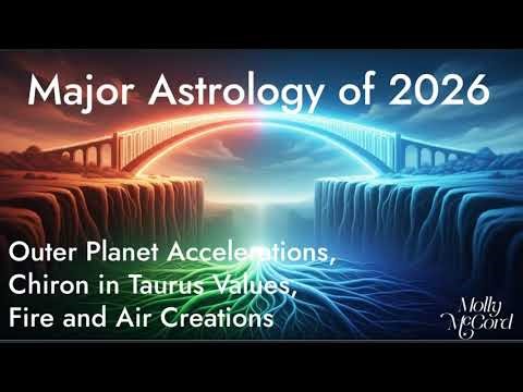 Major Astrology of 2026 ~ Chiron in Taurus, Uranus in Gemini, Outer Planets Blast Ahead, 4 Eclipses