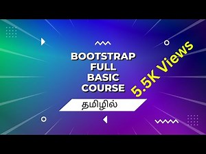 Bootstrap full basic course in Tamil