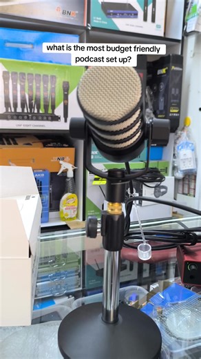 🎙️ Start Your Podcast the Right Way – Basic 2-Person Podcast Setup Available! Ready to launch your podcast, YouTube show, or online interview series? Our Basic 2-Person Podcast Setup gives you everything you need to sound professional from day one. ✨ Perfect For: • Podcast beginners • YouTube creators • Interview shows • Church media teams • Online content creators 🎧 What the Setup Includes: ✔️ 2 Professional Podcast Microphones ✔️ Audio Interface / Mixer ✔️ Mic Stands & Cables ✔️ Headphone Mo