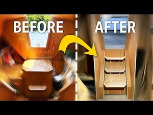 A HUGE STEP UP ⛵️ Ep46 – Companionway Stairs Build – SAILBOAT RESTORATION PROJECT
