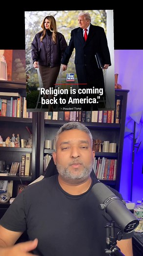 FAITH REBORN: President Trump says America is finding its way back to church—and to God. "We have more people praying. The churches are coming back ... religion is coming back to America. Some people say, 'oh, why would you mention that?' To me, that's a big deal." | Munda Sialkoti