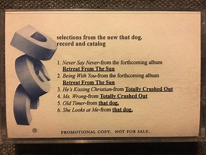 that dog. - Selections From The New That Dog. Record And Catalog