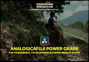 Analogica Lab 独特16MM富士胶片模拟后期调色达芬奇节点预设+LUT ANALOGICAFUJI 16MM PowerGrade