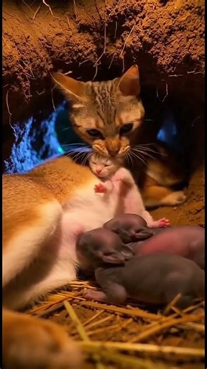 Cat and Rabbit Peaceful Coexistence | Cute Animal Bond | aiboom