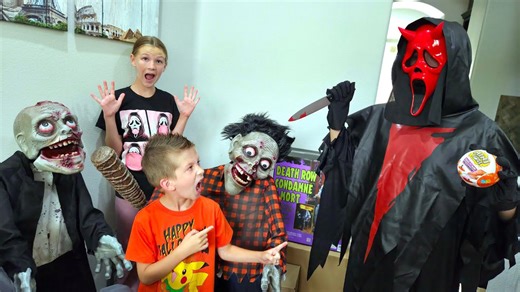 Ghostface steals our Halloween toys in real life!