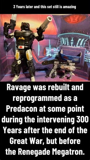 Transformers Ravage 2-Pack #transformers #ravage #beastwars #decepticon #predacon