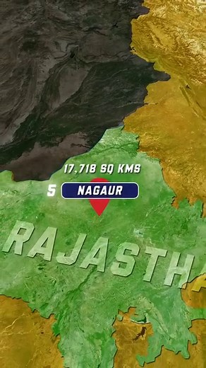 Top Districts of Rajasthan Rajasthan, India's largest state, is divided into 33 districts, each with its unique cultural and historical significance. Jaipur, the capital, boasts stunning palaces and forts like Hawa Mahal and Amber Fort. Jodhpur, the "Blue City," is renowned for Mehrangarh Fort's imposing architecture. #ras #rajasthan #ias #upsc #geo | Rohan Tyagi