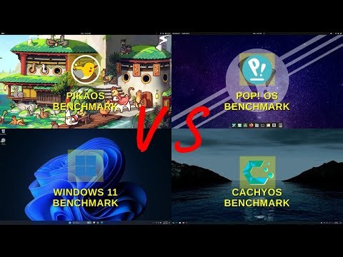 Windows 11 vs Cachyos vs Pikaos vs Popos | Gaming FPS Benchmark Test