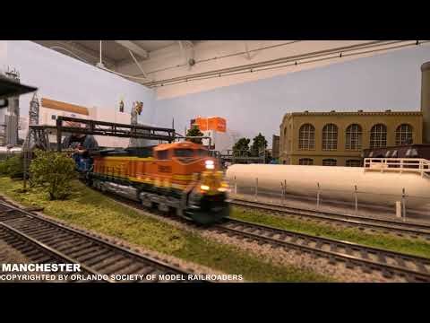 BNSF Freight Trains in HO Scale