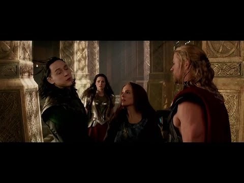 Loki Punched In The Face In Thor: Dark World