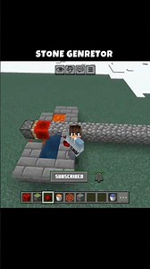 Automatic cobblestone generator #minecraft #shorts #kadichurgaming