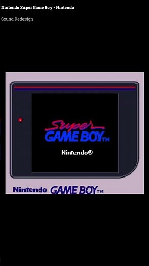 Nintendo Super Game Boy Startup Sound Redesign