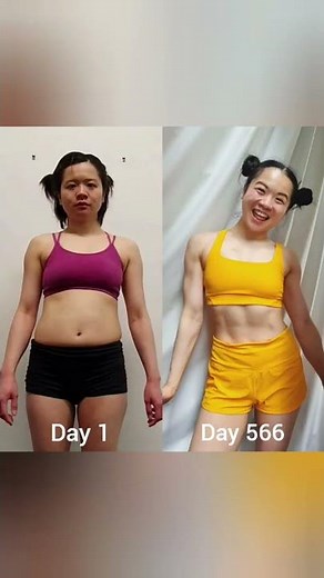 After 566 days, 18 fitness programs (Chloe Ting, Caroline Girvan)