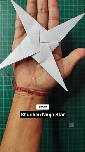 A4 Paper NINJA STAR ✨ Easy Origami Shuriken Tutorial for Beginners | DIY Paper Craft #shorts