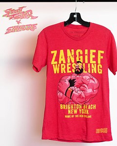7.7K views · 1.1K reactions | Train like the 'Red Cyclone' and pick up the officially licensed Zangief shirt today: https://bit.ly/3MwRNjb | Street Fighter | Facebook