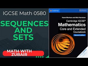 Sequences and sets | IGCSE Math 0580 | Chapter 9