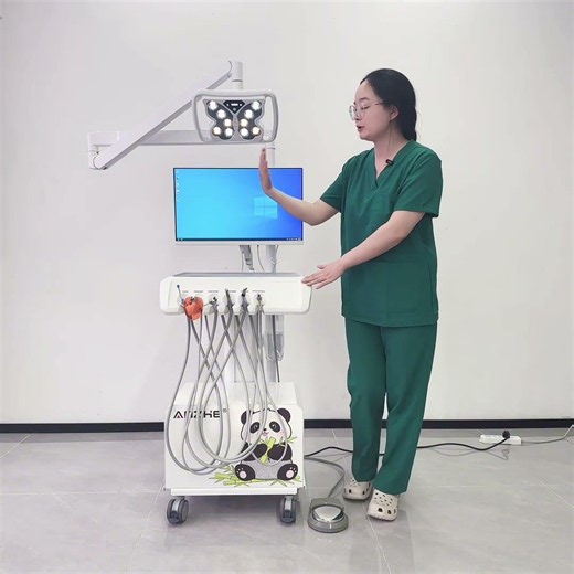 All-in-One Dental Workstation with Butterfly LED Lamp