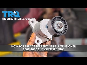 How to Replace Serpentine Belt Tensioner 2007-2010 Chrysler Sebring