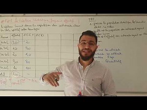 #EP2 STATISTIQUES DESCRIPTIVES S1 : LE TABLEAU STATISTIQUE