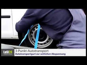 Ladungssicherung - 3-Punkt-Autotransportgurt