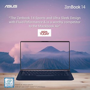 1.2M views · 7.4K reactions | #TechExpertReview – Zenbook 14 The tech experts at @IndiaToday reviewed the ultra-chic and powerful new Zenbook 14. #Verdict: Zenbook 14 comes out flying with its design & performance differentiation. Read the complete review here https://bit.ly/2Ulc0wS Buy now at:https://www.asus.com/in/Laptops/ZenBook-Series-Home/ #Zenbook #A4SizeLaptops | ASUS | Facebook
