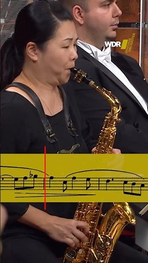 #saxophone solo in Mussorgsky's Pictures at an Exhibition 🎷 #sheetmusic