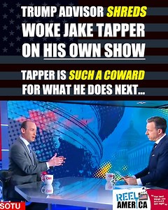 106K views · 4.1K reactions | Trump advisor HUMILIATES woke Jake Tapper on his OWN SHOW, Tapper is such a coward for what he does next... | Brawl Breakdown | Facebook