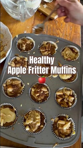 This is a MUST TRY recipe : Apple Fritter Muffins with Sourdough Discard!