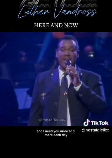 Luther Vandross - Here and Now (Live) - Soulful R&B Performance