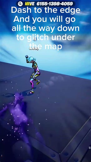 How to glitch under the map in 1V1 with every gun ￼
