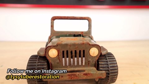 Rusty Tonka Jeep makeover