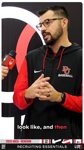 "What does the recruiting timeline look like for Denison University?" 🤔 Ryne Romick breaks down how Denison’s recruiting timeline aligns with its academic calendar and how that differs from other Division III programs in the state. | Prep Baseball