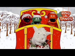 Jingle Bells 🎄🎅 | The Ring-A-Tangs 🥜🐵| Moonbug Kids | Educational Cartoons