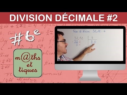 Set up a decimal division (2) - Sixth