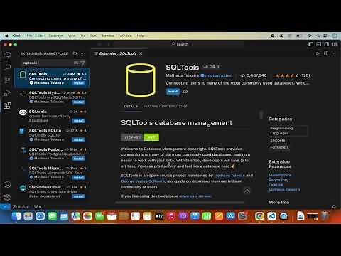 How to Use VS Code to Run SQL on a Database | How to run SQL query in visual Studio Code