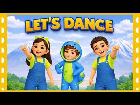 Dinosaur Dance Challenge for Kids| A Dinosaur Stomp Workout | School Program Dance
