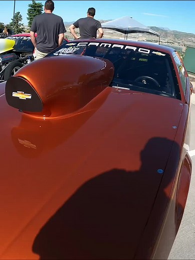 Mean Camaro Drag Car Runs 7.59! Incredible Speed!