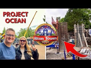 Alton Towers NEW RIDE Construction Continues! Project Ocean Update!