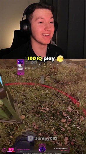 100IQ PLAY #cs2 #csgo #jumpycs #gaming