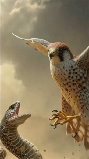 Falcon vs Snake 🦅🐍 | Who Will Win? 😱
