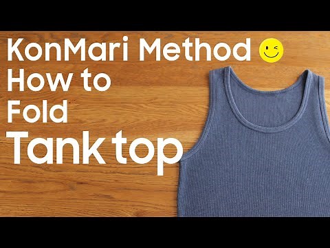 KonMari Method How to fold Tank top -English edition-