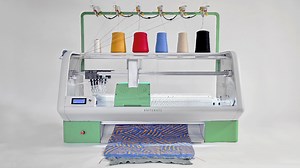 Kniterate, A Digital Desktop Knitting Machine That Prints Custom Designs at the Push of a Button