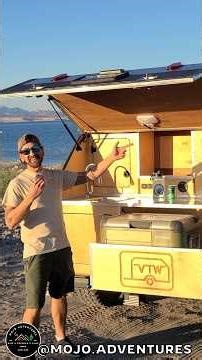 Fridge + Freezer in a Tiny Camper?! Rigel eCooler Desert Camping Approved! #campkitchen #outdoors