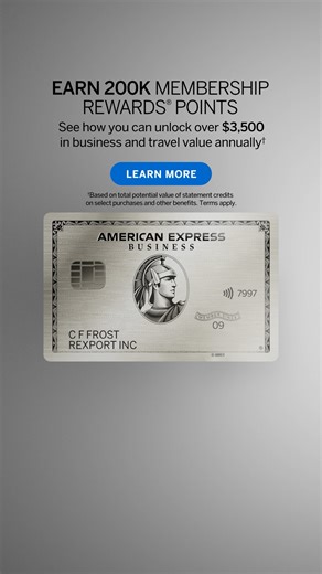 The Business Platinum Card®. Now with more value than ever before. | American Express Business