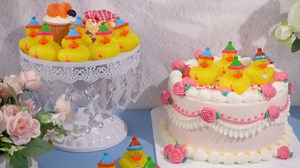 Deekin 24 Pcs Birthday Rubber Ducks Party Rubber Duck 2 Inch Small Rubber Ducks Mini Rubber Duckies Safe Bathtub Bathing Toy Party Favors Birthday Gifts for Baby Shower, Pool, New Year, Christmas