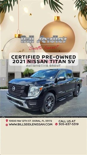 🎄🎁 Holiday Spotlight: 2021 Nissan Titan SV! 🎁🎄