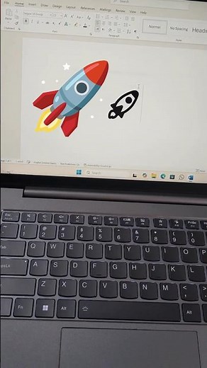 How to Type 🚀 Rocket Emoji in MS Word | Speed Shortcut 🚀 #Shorts