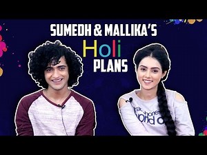Sumedh Mudgalkar And Mallika Singh Share Their Holi Plans | Radha Krishn