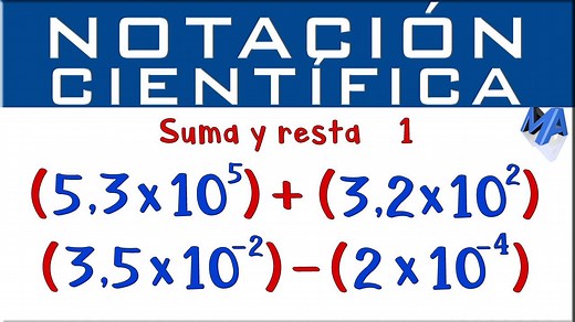 Suma y resta en notación científica, explicación de suma y resta de números que están en notación científica y dando el resultado en notación científica, con los diferentes casos que pueden suceder, dentro del curso de Notación científica. Curso completo de notación científica: https://www.facebook.com/watch/100055132908857/1054324238595348 _______________________________________________________________ Si quieres ayudarme para que el canal siga creciendo puedes: - Suscribirte: www.youtube.com/@