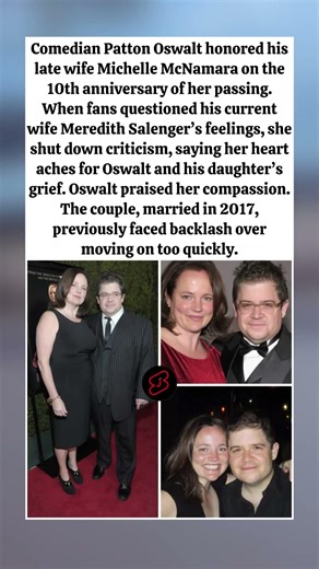 "Meredith Salenger honors Patton Oswalt’s late wife Michelle McNamara. True compassion. #shorts